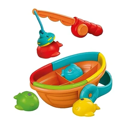 Image of Clementoni Colour Fishing Early Years Toy: Infant Activity Toy for 1 Year Olds, Floating Bath Kids, Educational Water Play, Develops Hand Eye Coordination and Fine Motor Skills (10+ Months)