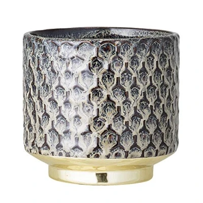 Image of Bloomingville Flowerpot Blue Stoneware