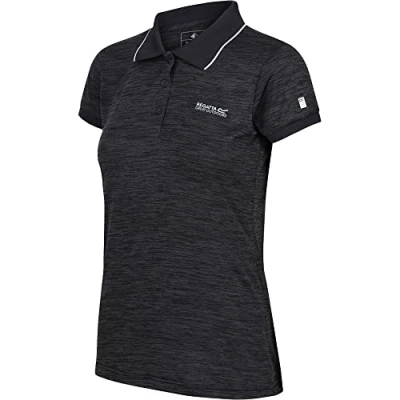 Image of Regatta Women&#039;s Quick Drying Remex II Active Polo Shirt Seal Grey, Size: 10