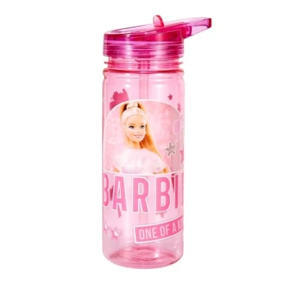 Image of Zawadi Global Barbie 580ml Water Bottle for Kids School Drinks Made of Durable Ecozen Reusable BPA Free