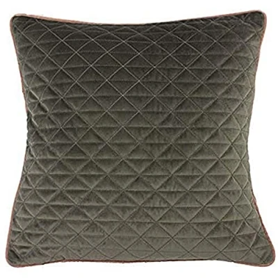 Image of Riva Home Quartz Feather Filled Cushion, Polyester, Ceylon Yellow/Aubergine Purple, 45 x 45cm (18&quot; 18&quot;)
