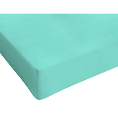 Image of Sogni e Capricci Max Color Fitted Sheet with 25cm Corner, Water Green, single