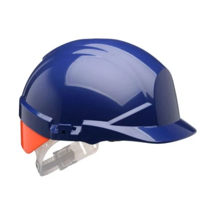 Image of CENTURION CNS12BHVOA REFLEX SAFETY HELMET BLUE C/W ORANGE REAR FLASH