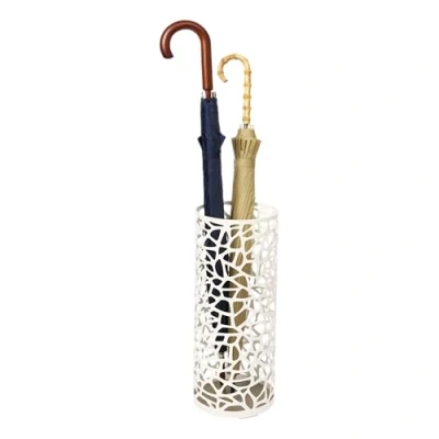 Image of Yamazaki Umbrella Stand, Stahl, White, One Size