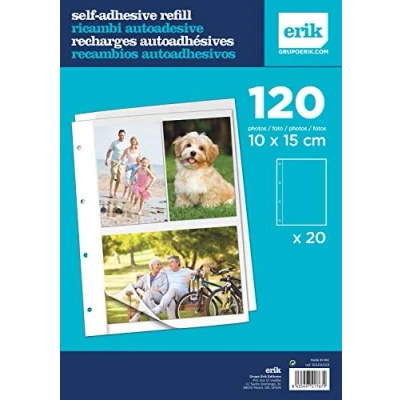 Image of Grupo Erik Refill For Photo Album Self Adhesive 20 Double Sided Pages