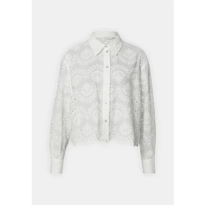 Image of ONLY Onlvalais Buttondown blouse, Women&#039;s, Size: Medium, Cloud dancer
