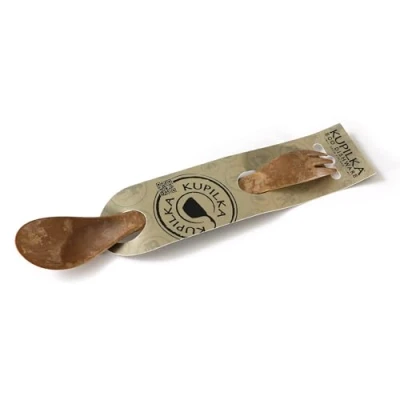 Image of Kupilka Spork 225 Long Outdoor Fork Crockery made of Organic Material Recyclable, brown