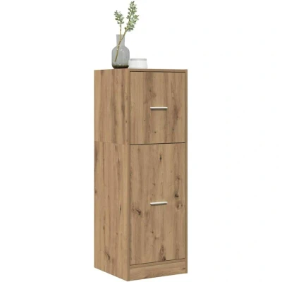 Image of vidaXL Apothecary Cabinet Artisian Oak 40x41x118 cm Engineered Wood