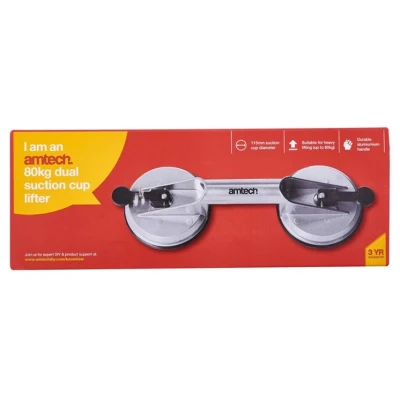 Image of Amtech J1890 80kg Dual Suction Cup Lifter