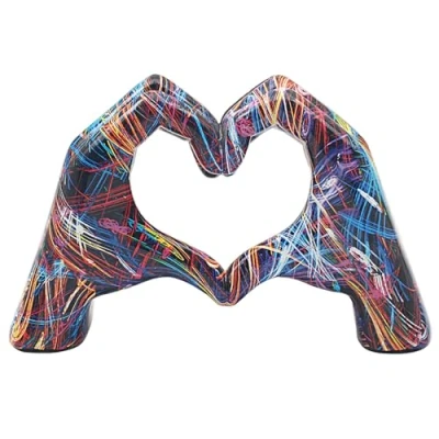 Image of L &amp; P Home Gifts Figurine, Resin, Supernova Hands of Love LP72696, One Size