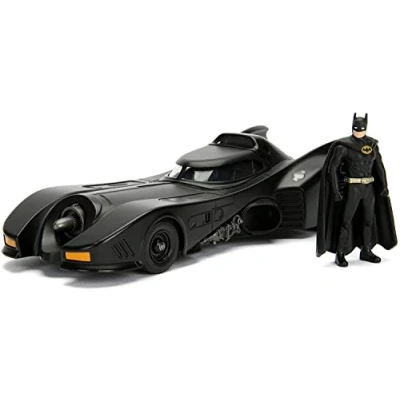 Image of BATMAN 1989 BATMOBILE 1:24 SCALE DIE CAST REPLICA