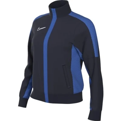 Image of NIKE DR1686 451 W NK DF ACD23 TRK JKT K Jacket Women&#039;s OBSIDIAN/ROYAL BLUE/WHITE Size L