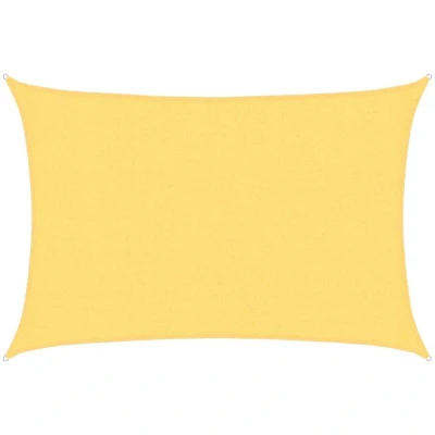 Image of vidaXL Sunshade Sail 160 g/m² Beige 2.5x4 m HDPE