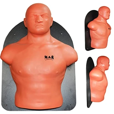 Image of Freestanding Punching Dummy Wall Mounted Bag Bob Boxing Torso Upper Cut Hook Pad For Martial Arts MMA &amp; Kickboxing Training Heavy Duty Thai Gym Club Home Use