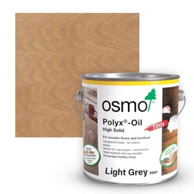 Image of Osmo Glossy Polyx Oil Tints (750ml, 3067 Light Grey, Glossy)