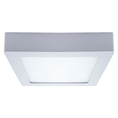 Image of Long Life Lamp Company 12W LED White Body Square Surface Mount Ceiling Panel Down Light Cool 7000K Super Bright