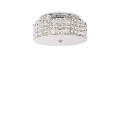 Image of Roma 4 Light Small Flush Ceiling Chrome, G9