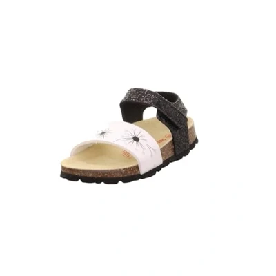 Image of Superfit Girls&#039; Footbed Slippers Not Applicable, White Black 0010, 11 UK Child