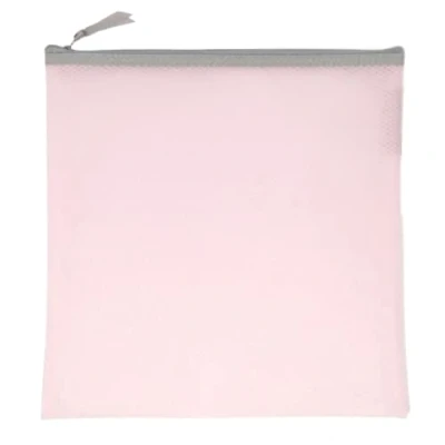 Image of Craftelier Zip Case for Storing Papers, Cardstock And Other Materials Scrapbooking Crafts Projects Dimensions 34 x cm Stick Pink Grey,