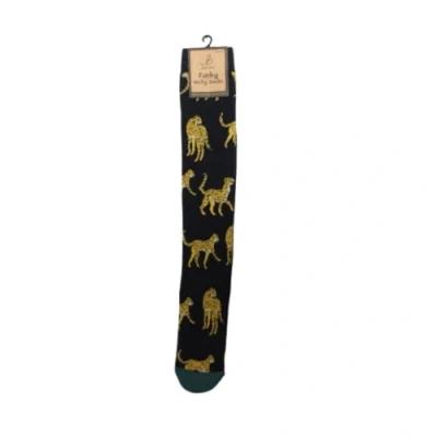 Image of Bartleby Funky Welly Socks Cheetah