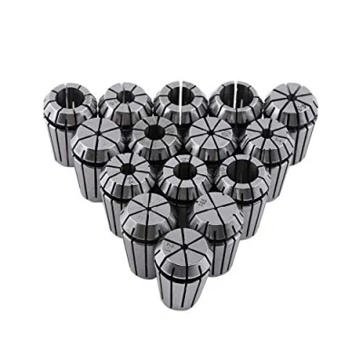 Image of 15pcs ER20 Collet Chuck Set Spring Steel for CNC Engraving Machine and Milling Lathe Tool 1 13mm