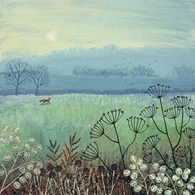 Image of Jo Grundy (Misty Morning Canvas Print, Multi Colour, 60 x 60cm