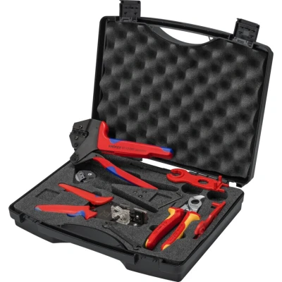 Image of KNIPEX 97 91 04 V02 Tool Case for Photovoltaics Solar Cable connectors MC4 (Multi Contact)
