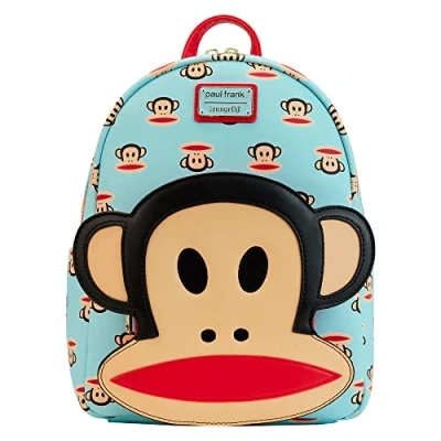 Image of Loungefly Paul Frank Mini Backpack Julius Pocket Official Blue