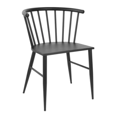 Image of Bolero Harrowdene Black Spindle Chairs (2 pack)