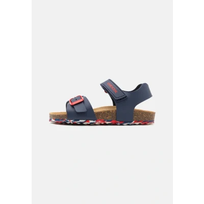 Image of Geox Ghita BOY Sandals for kids, Size: 1, Navy/white/red Synthetics
