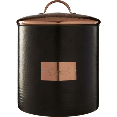 Image of Premier Housewares 507380 Bread Bin, Stainless Steel, Charcoal