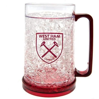 Image of Official WEST HAM UNITED fc home style plastic freezer tankard
