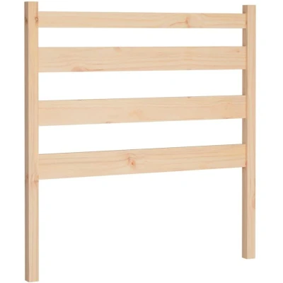 Image of vidaXL Bed Headboard 81x4x100 cm Solid Wood Pine