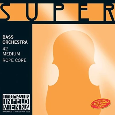 Image of Thomastik Saiten für Kontrabass Superflexible Seilkern Orchesterstimmung Satz 4/4 mittel Mensur bis 1100 mm / 43.3&quot;