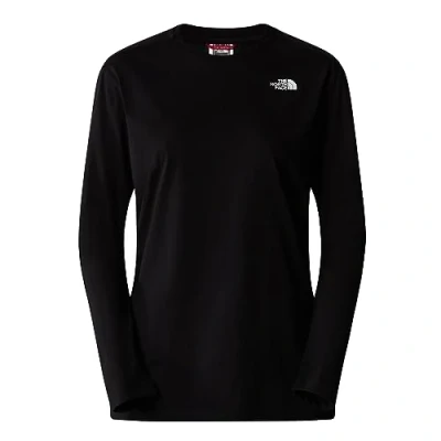 Image of The North Face Simple DOME TEE Long sleeved top, Women&#039;s, Size: Large, Black