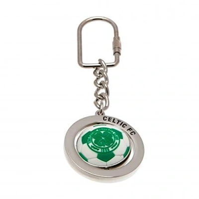 Image of Gift Ideas Official Celtic FC Spinner Keyring A Great Present For Football Fans