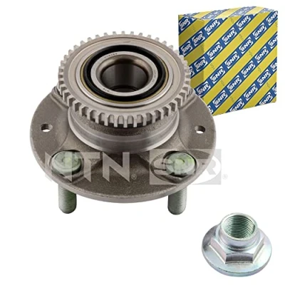 Image of D06Y33042, NA013304XA, NA233304XA Wheel bearing kit SNR R170.33 Front Axle Right, Left with rubber mount 122mm MAZDA: MX 5 2, I