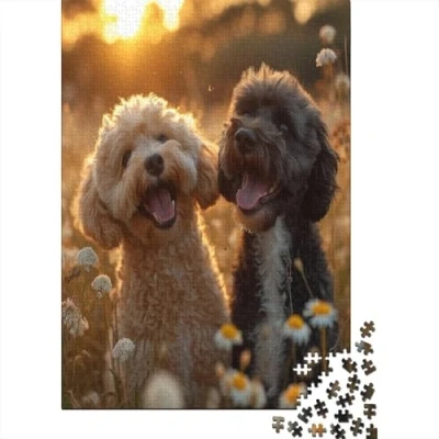 Image of Cockapoo Difficult Jigsaw Puzzles For Adults 1000 Piece Puzzle Challenging, Great Gift All Ages 1000pcs (75x50cm)