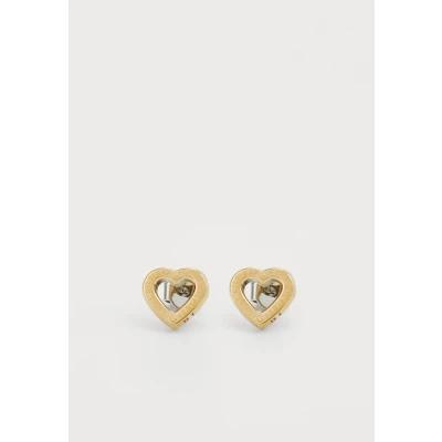 Image of Tommy Hilfiger Toggle Heart Earrings goldcoloured, Women&#039;s, Size: One Size, Gold coloured
