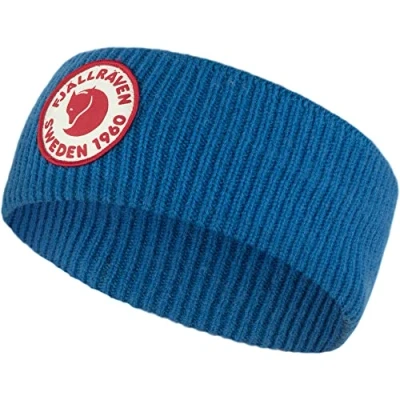 Image of Fjallraven Unisex 1960 Logo Headband Hat, Alpine Blue, One Size UK