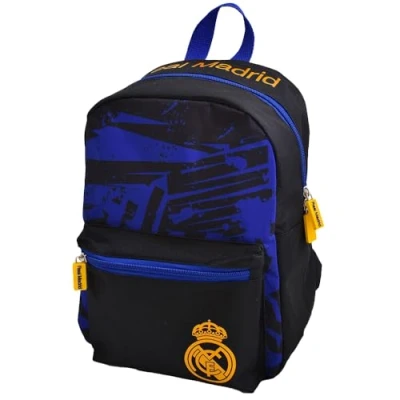 Image of Hy Pro Officially Licensed Real Madrid CF Backpack Small, Lightweight, Rucksack, Merchandise, Great Football Gift Idea