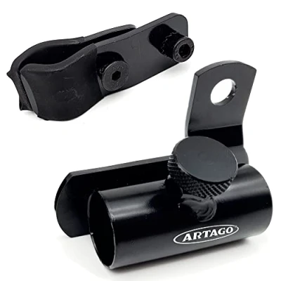 Image of Artago K502 Metal bracket for U lock fixed to tubes or screws, bicycle and motorcycle.
