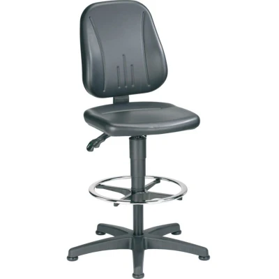 Image of Synthetic Leather Workplace Chair Unitec 3 + Footring