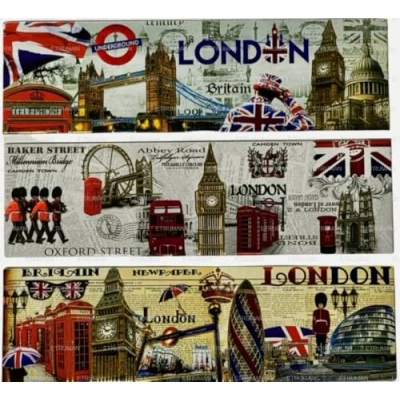Image of NOVAEASE 6 London Fridge Magnets Souvenirs for British Union Jack England United Kingdom Bus Tower Bridge Big Ben Royal Guards Iconic Landmarks Magnet Collectible Gifts