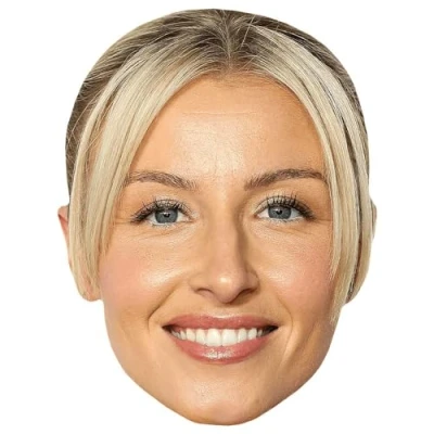 Image of Leah Williamson (Fringe) Celebrity Mask, Flat Card Face, Fancy Dress Mask