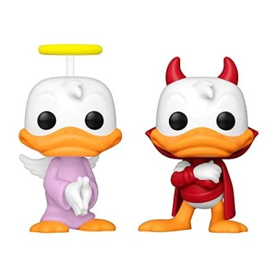 Image of Funko Disney Pop! Donald&#039;s Shoulder Angel &amp; Devil Vinyl Figure Set 2022 Wondrous Convention Exclusive