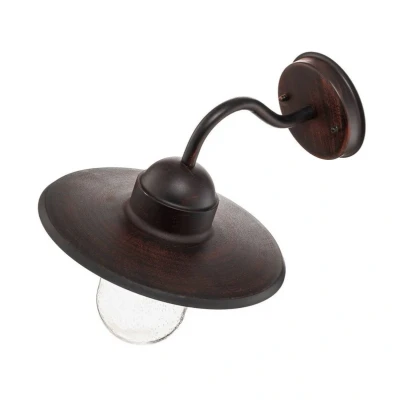 Image of Lindby Rust brown outdoor wall lamp Filip
