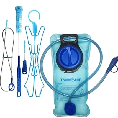 Image of TANNOZHE Hydration Bladder 2Litre &amp; Cleaning Kit 4in1,Water Leak Proof Water Reservoir,BPA Free Pack Replacement,Sports Travel Reservoir Bag Hiking Outdoor