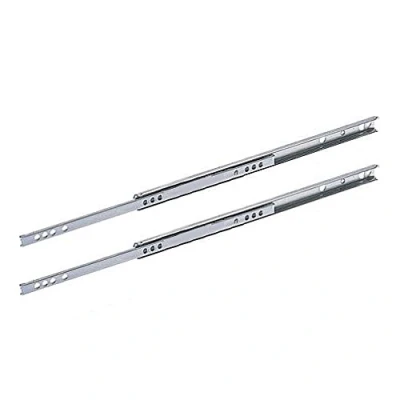 Image of Metal Drawer Runners 17mm x 352mm 570mm Suitable Replacement for MFI, IKEA