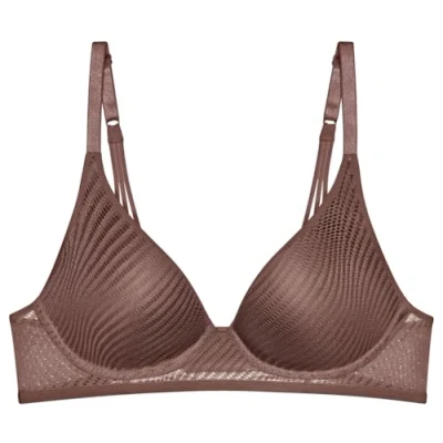 Image of Triumph Women&#039;s Harmony Spotlight P EX Bra, Transparent NA, Cocoa Sugar, 38DD